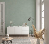 Galerie 32415 The New Textures Linen Texture Green Wallpaper 32415 Green Wallpaper