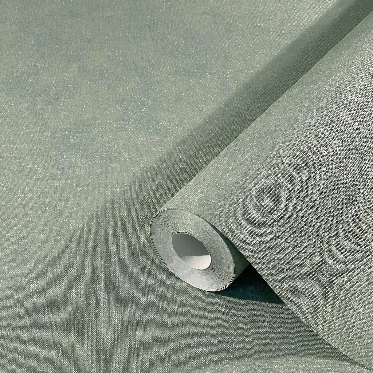 Galerie 32415 The New Textures Linen Texture Green Wallpaper 32415 Green Wallpaper