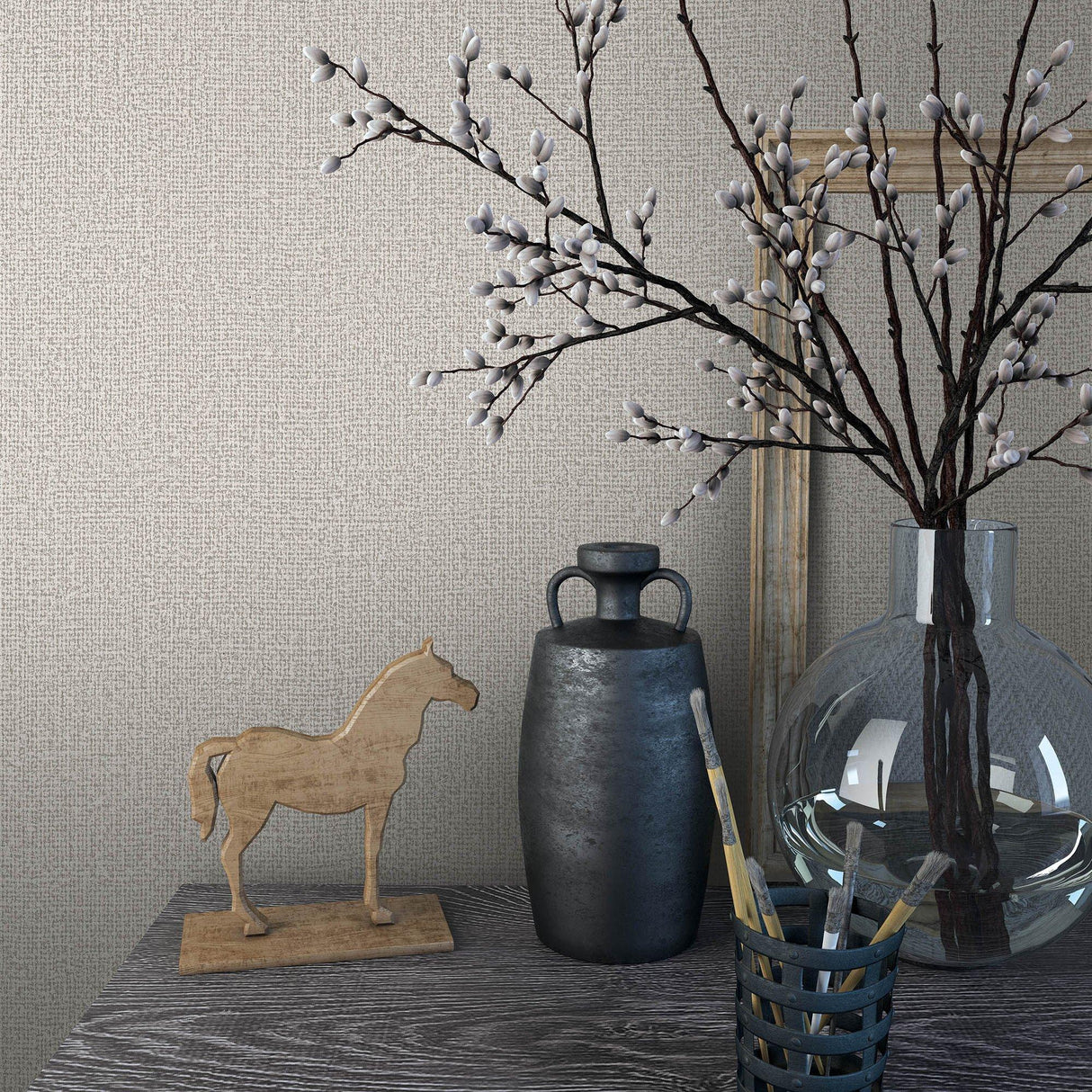 Galerie 34176 Loft 2 Wicker Texture Beige Wallpaper 34176 Beige Wallpaper