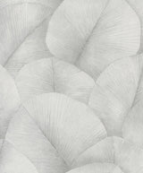 Galerie 34509 Kumano Palm Leaf Silver Grey Wallpaper 34509 Silver Grey Wallpaper