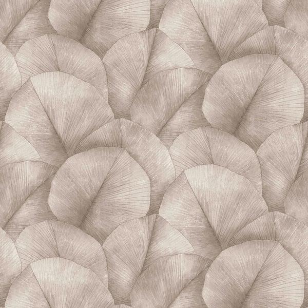 Galerie 34599 Repeatable Palm Leaf Mural Beige Mural