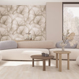 Galerie 34599 Kumano Repeatable Palm Leaf Beige Mural 34599 Beige Mural