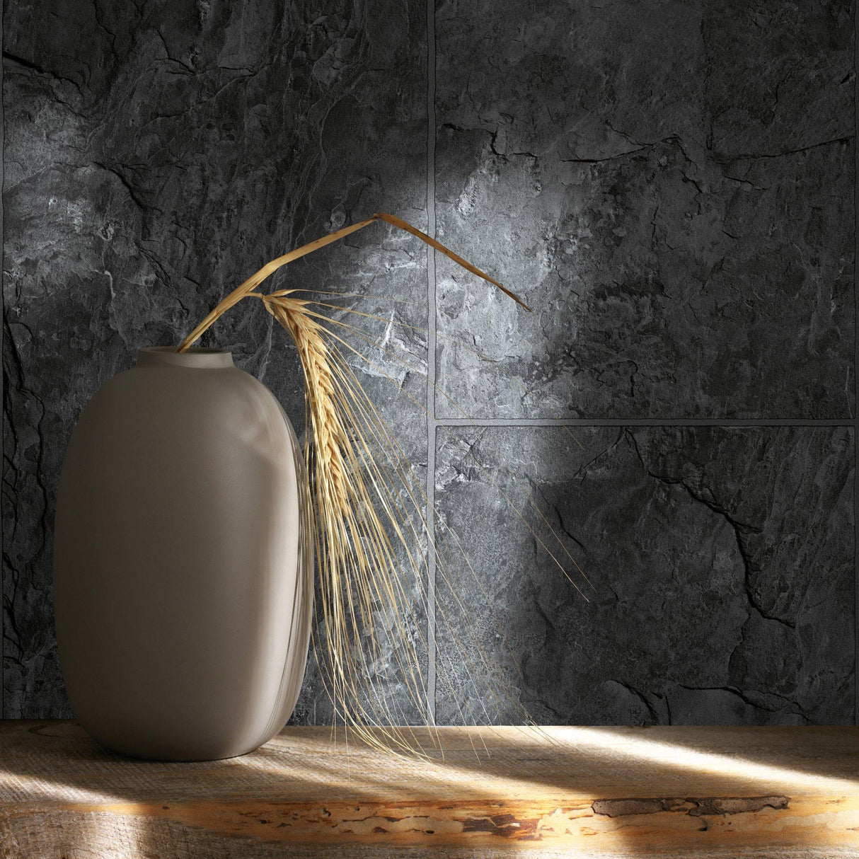 Galerie 45765 The Bricks And More Tile optic Silver Grey Wallpaper 45765 Silver Grey Wallpaper