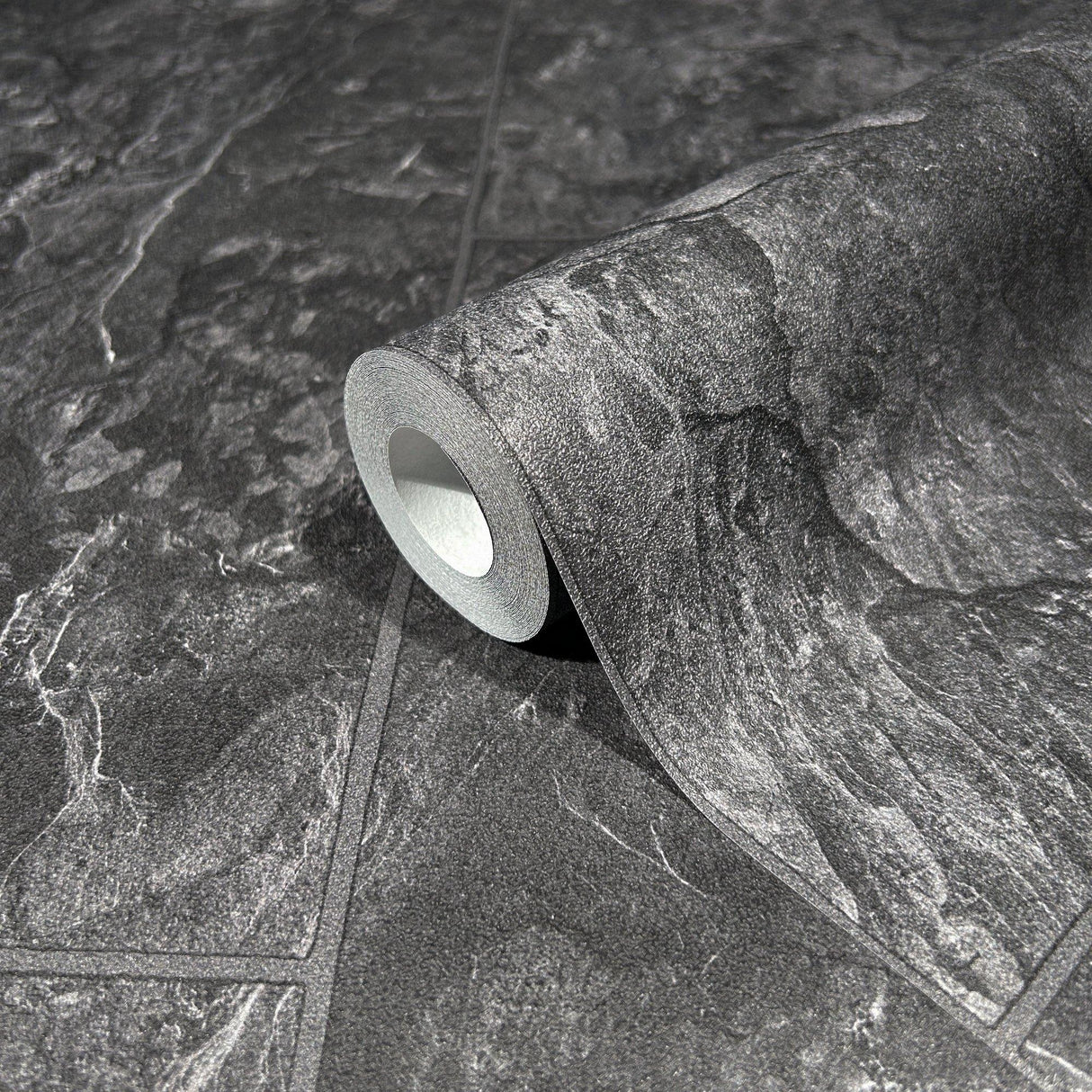 Galerie 45765 The Bricks And More Tile optic Silver Grey Wallpaper 45765 Silver Grey Wallpaper