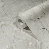 Galerie 45767 The Bricks And More Tile optic Silver Grey Wallpaper 45767 Silver Grey Wallpaper