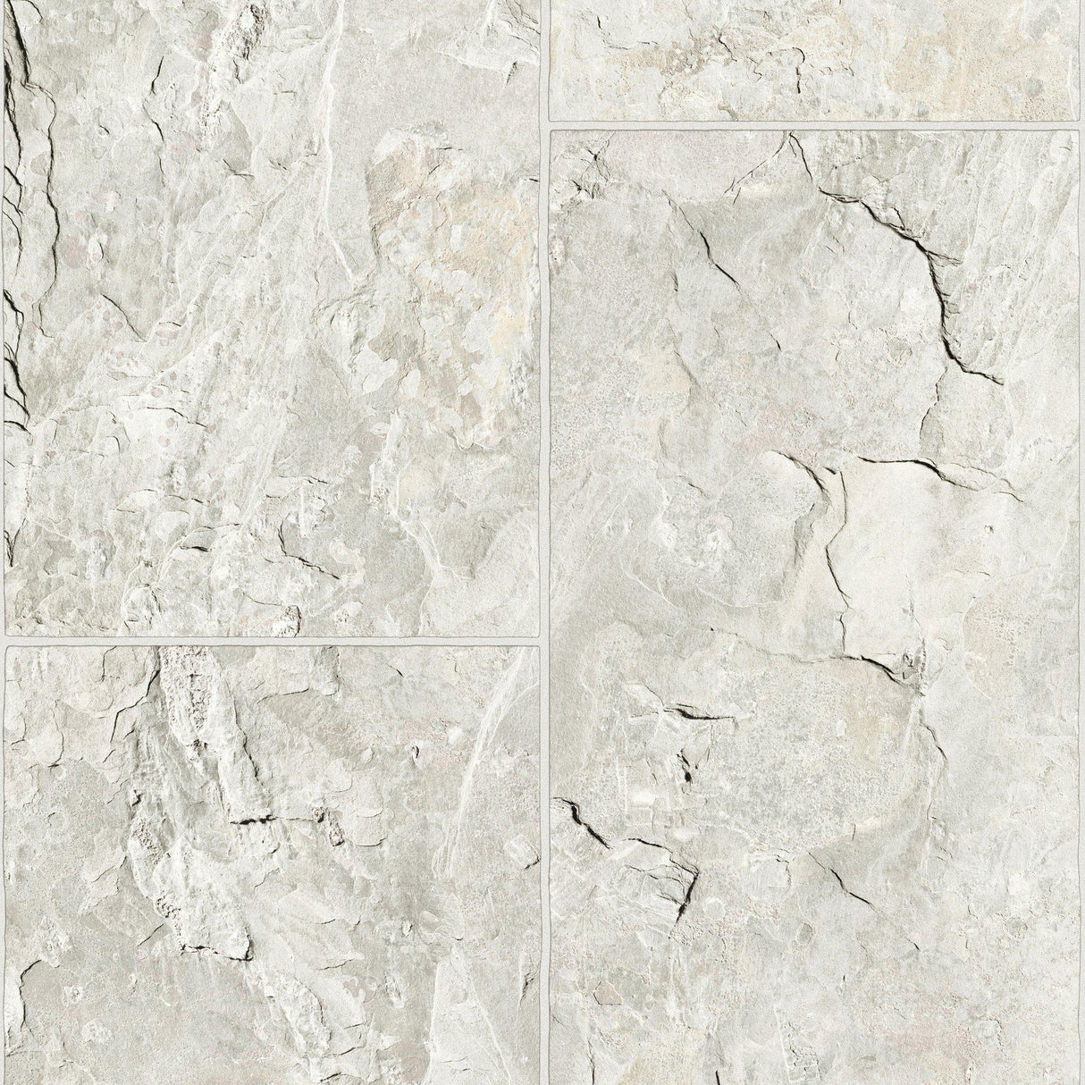 Galerie 45767 The Bricks And More Tile optic Silver Grey Wallpaper 45767 Silver Grey Wallpaper