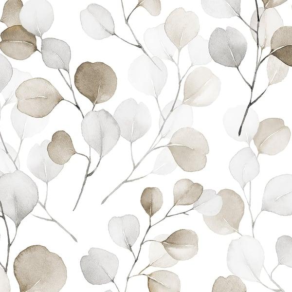 Galerie 47423 Eucalyptus Bronze Brown Wallpaper