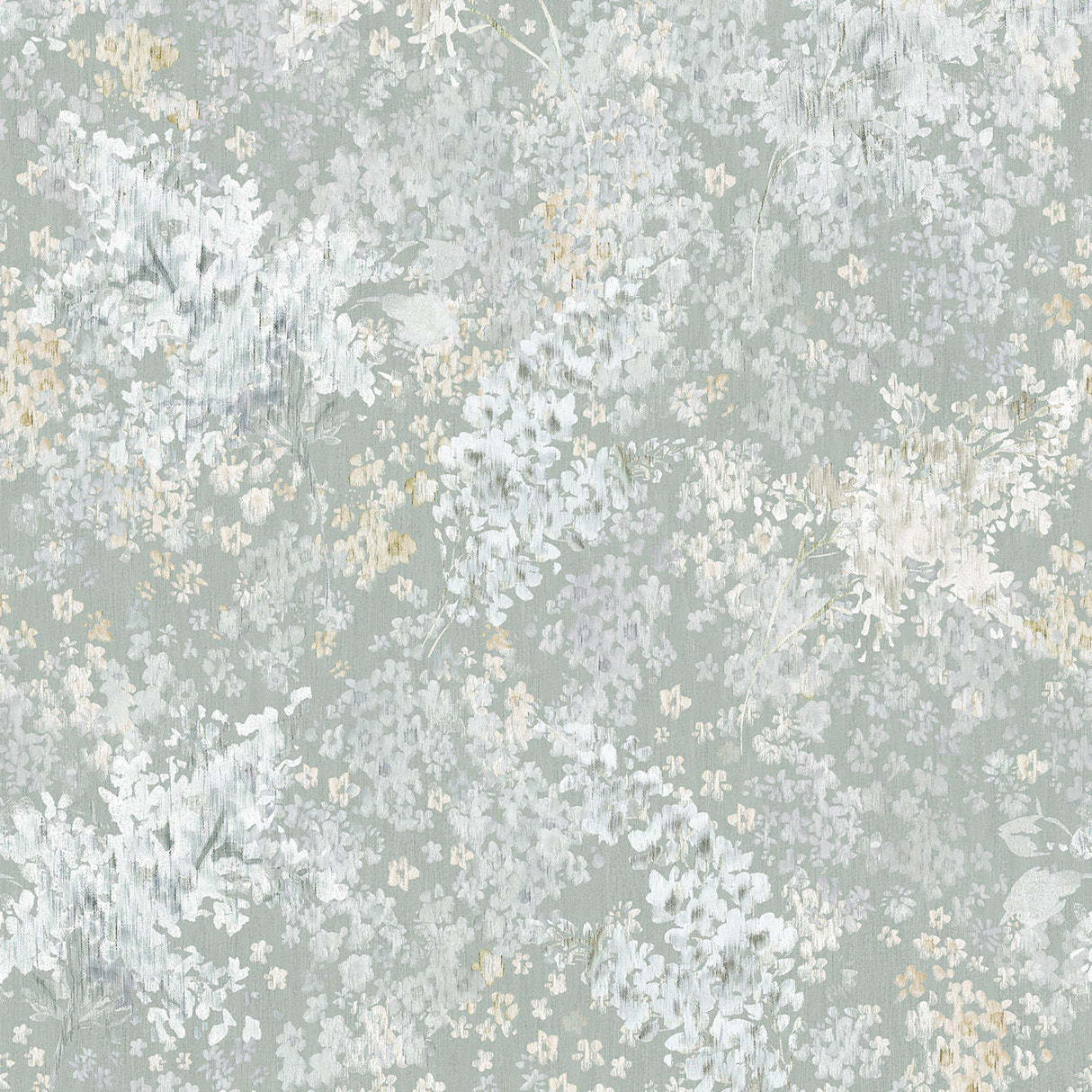 Galerie 47452 Flora Soft Foliage Green Wallpaper 47452 Green Wallpaper