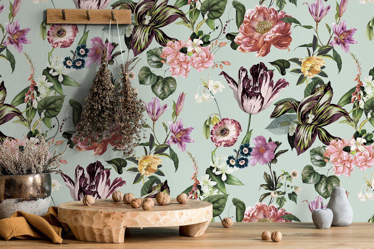 Galerie 47459 Flora Floral Rhapsody Multi-coloured Wallpaper 47459 Multi-coloured Wallpaper