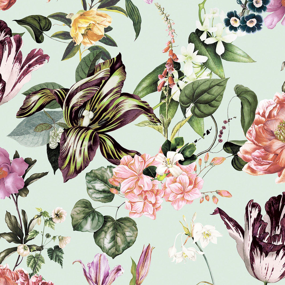 Galerie 47459 Flora Floral Rhapsody Multi-coloured Wallpaper 47459 Multi-coloured Wallpaper