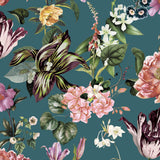 Galerie 47462 Flora Cherry Blossom Green Wallpaper 47462 Green Wallpaper