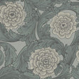 Galerie 51009 Big Bloom Silver Grey Wallpaper