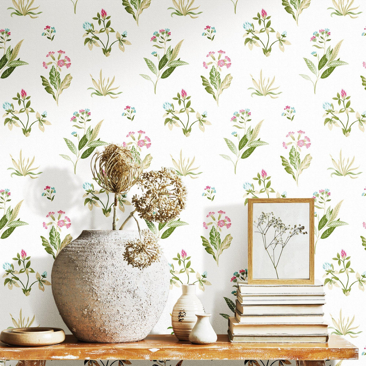 Galerie 84012 Cottage Chic Mazzetto Edra Green Wallpaper 84012 Green Wallpaper