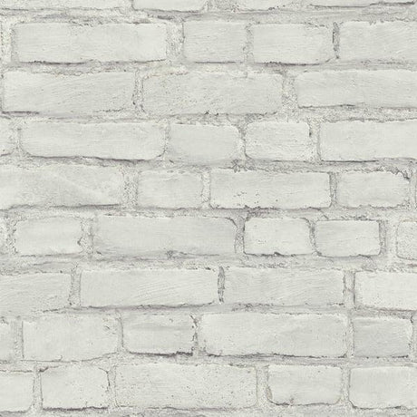 Galerie BB51101 Coastal Brick Effect Motif White Wallpaper
