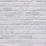 Galerie BB51104 The Bricks And More Brickshire Residents Motif Silver Grey Wallpaper BB51104 Silver Grey Wallpaper