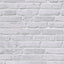 Galerie BB51104 The Bricks And More Brickshire Residents Motif Silver Grey Wallpaper BB51104 Silver Grey Wallpaper