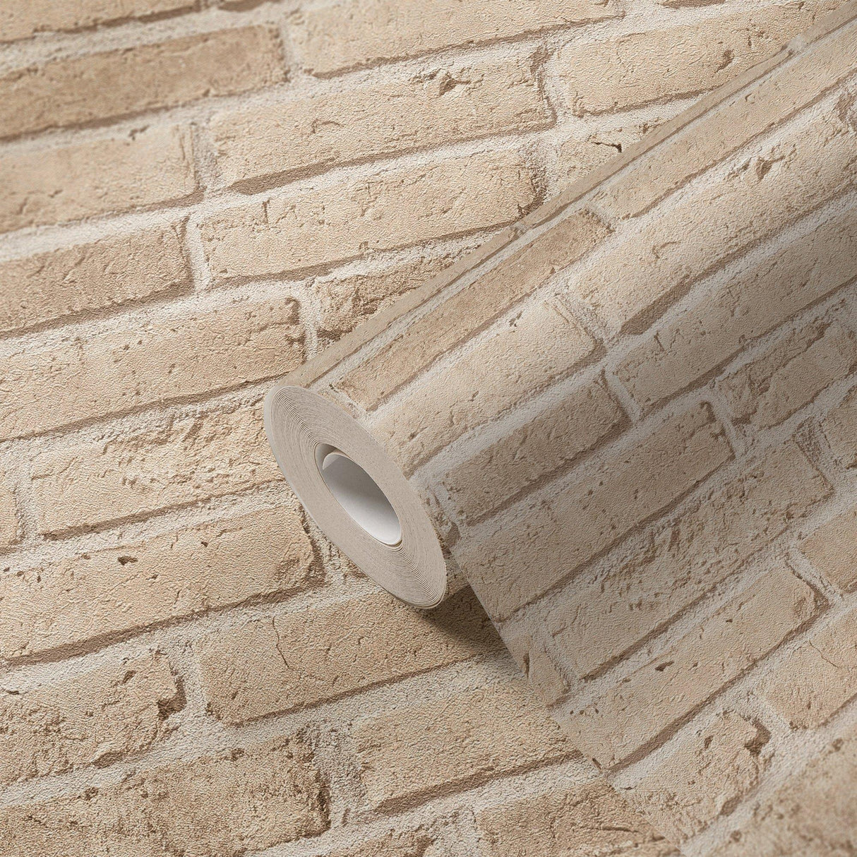 Galerie BB51106 The Bricks And More Weathered Walls Motif Beige Wallpaper BB51106 Beige Wallpaper
