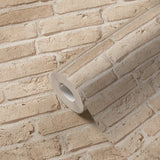 Galerie BB51106 The Bricks And More Weathered Walls Motif Beige Wallpaper BB51106 Beige Wallpaper
