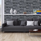 Galerie BB51112 The Bricks And More Brickshire Residents Motif Silver Grey Wallpaper BB51112 Silver Grey Wallpaper