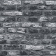 Galerie BB51112 The Bricks And More Brickshire Residents Motif Silver Grey Wallpaper BB51112 Silver Grey Wallpaper