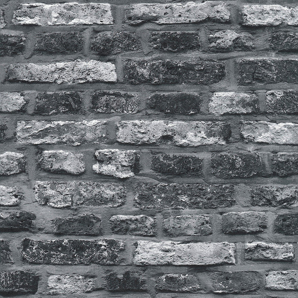 Galerie BB51112 The Bricks And More Brickshire Residents Motif Silver Grey Wallpaper BB51112 Silver Grey Wallpaper