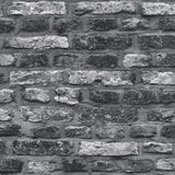 Galerie BB51112 The Bricks And More Brickshire Residents Motif Silver Grey Wallpaper BB51112 Silver Grey Wallpaper