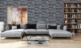 Galerie BB51112 The Bricks And More Brickshire Residents Motif Silver Grey Wallpaper BB51112 Silver Grey Wallpaper