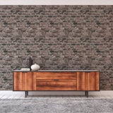 Galerie BB51117 The Bricks And More Brickshire Residents Motif Bronze Brown Wallpaper BB51117 Bronze Brown Wallpaper