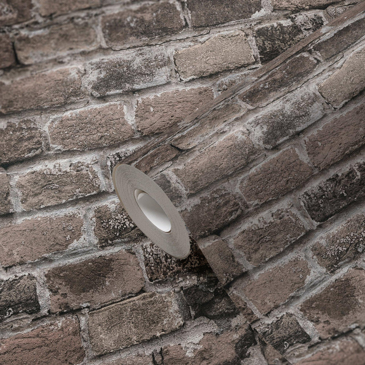Galerie BB51117 The Bricks And More Brickshire Residents Motif Bronze Brown Wallpaper BB51117 Bronze Brown Wallpaper