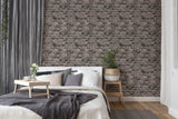Galerie BB51117 The Bricks And More Brickshire Residents Motif Bronze Brown Wallpaper BB51117 Bronze Brown Wallpaper