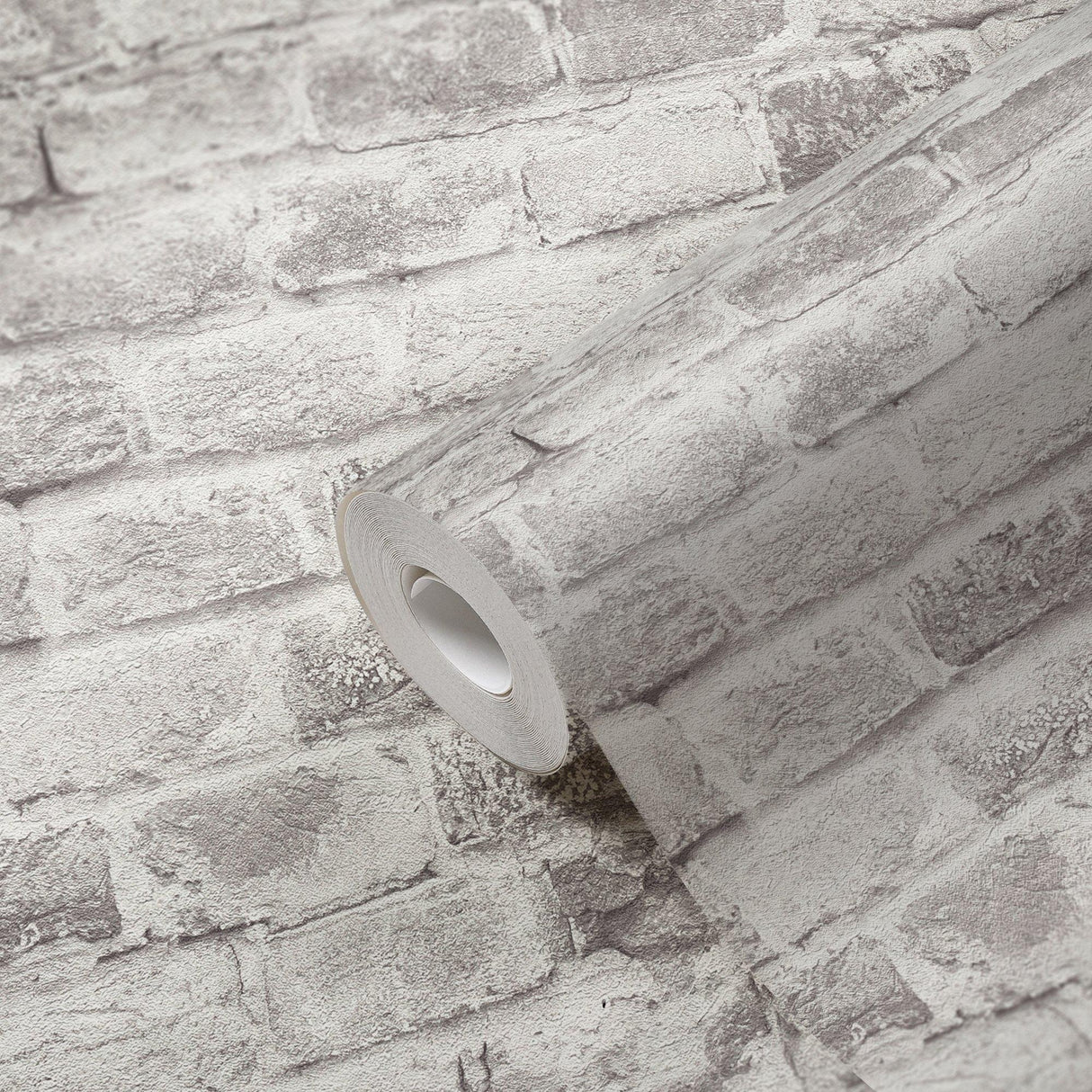 Galerie BB51118 The Bricks And More Brickshire Residents Motif Silver Grey Wallpaper BB51118 Silver Grey Wallpaper