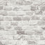 Galerie BB51118 The Bricks And More Brickshire Residents Motif Silver Grey Wallpaper BB51118 Silver Grey Wallpaper