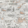 Galerie BB51120 The Bricks And More Industrial Chic Motif Silver Grey Wallpaper BB51120 Silver Grey Wallpaper