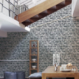 Galerie BB51123 The Bricks And More Stone Symphony Motif Silver Grey Wallpaper BB51123 Silver Grey Wallpaper