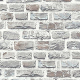 Galerie BB51124 Stone Symphony Motif Silver Grey Wallpaper