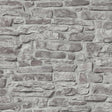 Galerie BB51125 The Bricks And More Stone Symphony Motif Silver Grey Wallpaper BB51125 Silver Grey Wallpaper