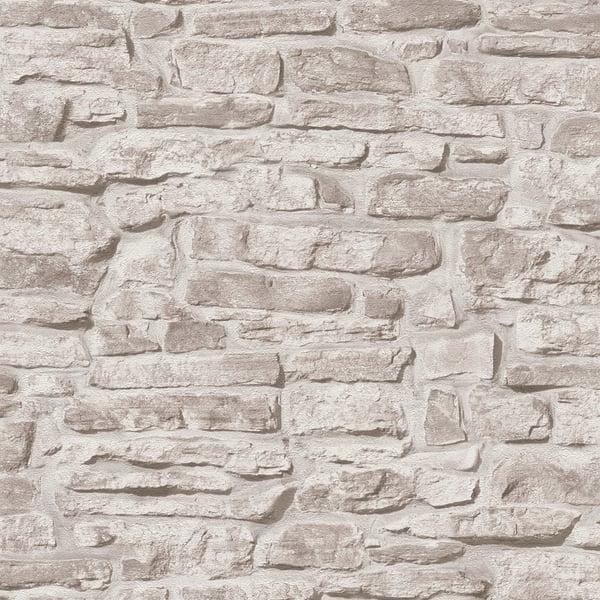 Galerie BB51126 Stone Symphony Motif Silver Grey Wallpaper