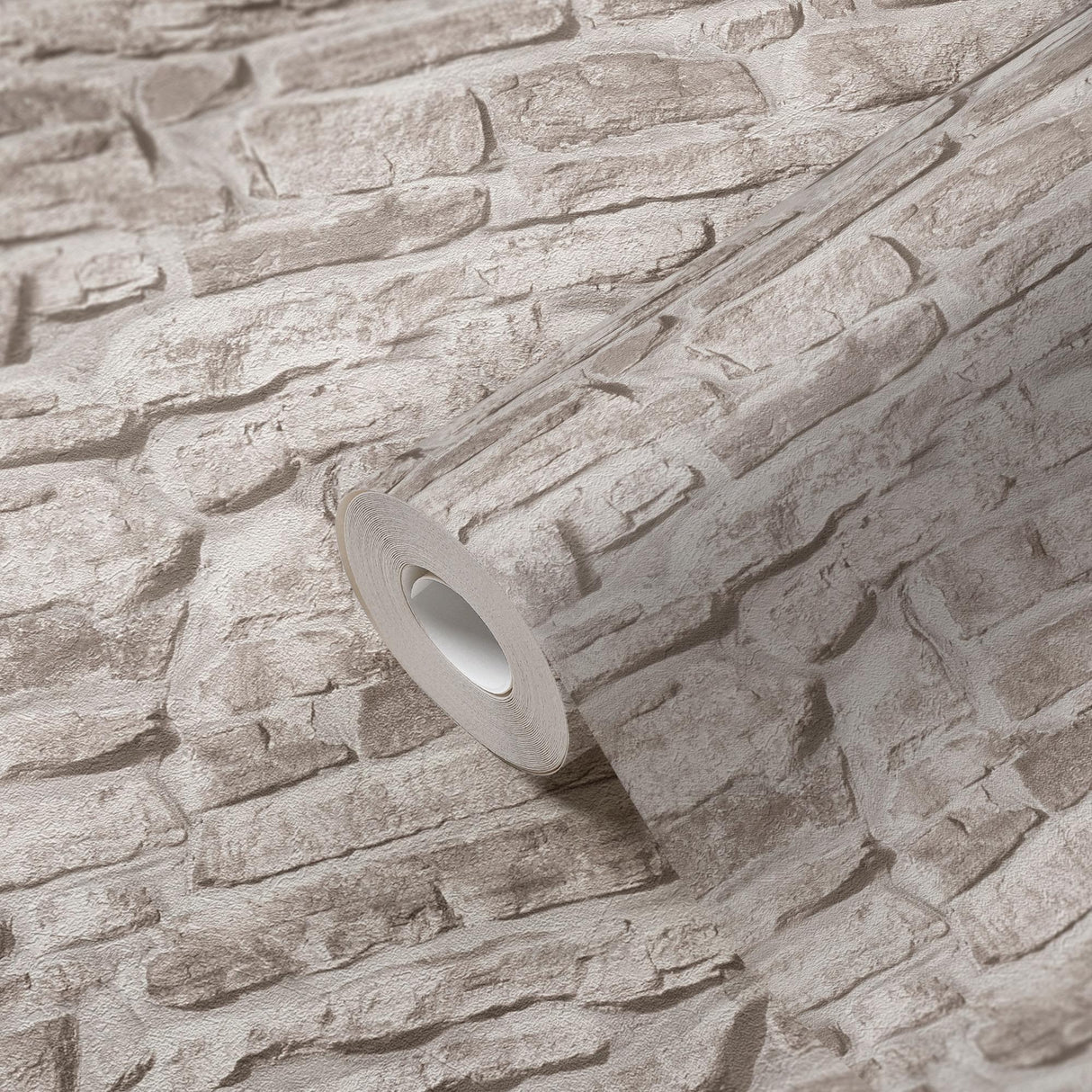 Galerie BB51126 The Bricks And More Stone Symphony Motif Silver Grey Wallpaper BB51126 Silver Grey Wallpaper