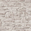 Galerie BB51126 The Bricks And More Stone Symphony Motif Silver Grey Wallpaper BB51126 Silver Grey Wallpaper