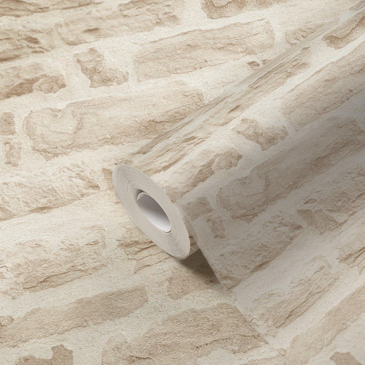 Galerie BB51129 The Bricks And More Rocky Retreat Motif Beige Wallpaper BB51129 Beige Wallpaper
