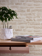 Galerie BB51129 The Bricks And More Rocky Retreat Motif Beige Wallpaper BB51129 Beige Wallpaper