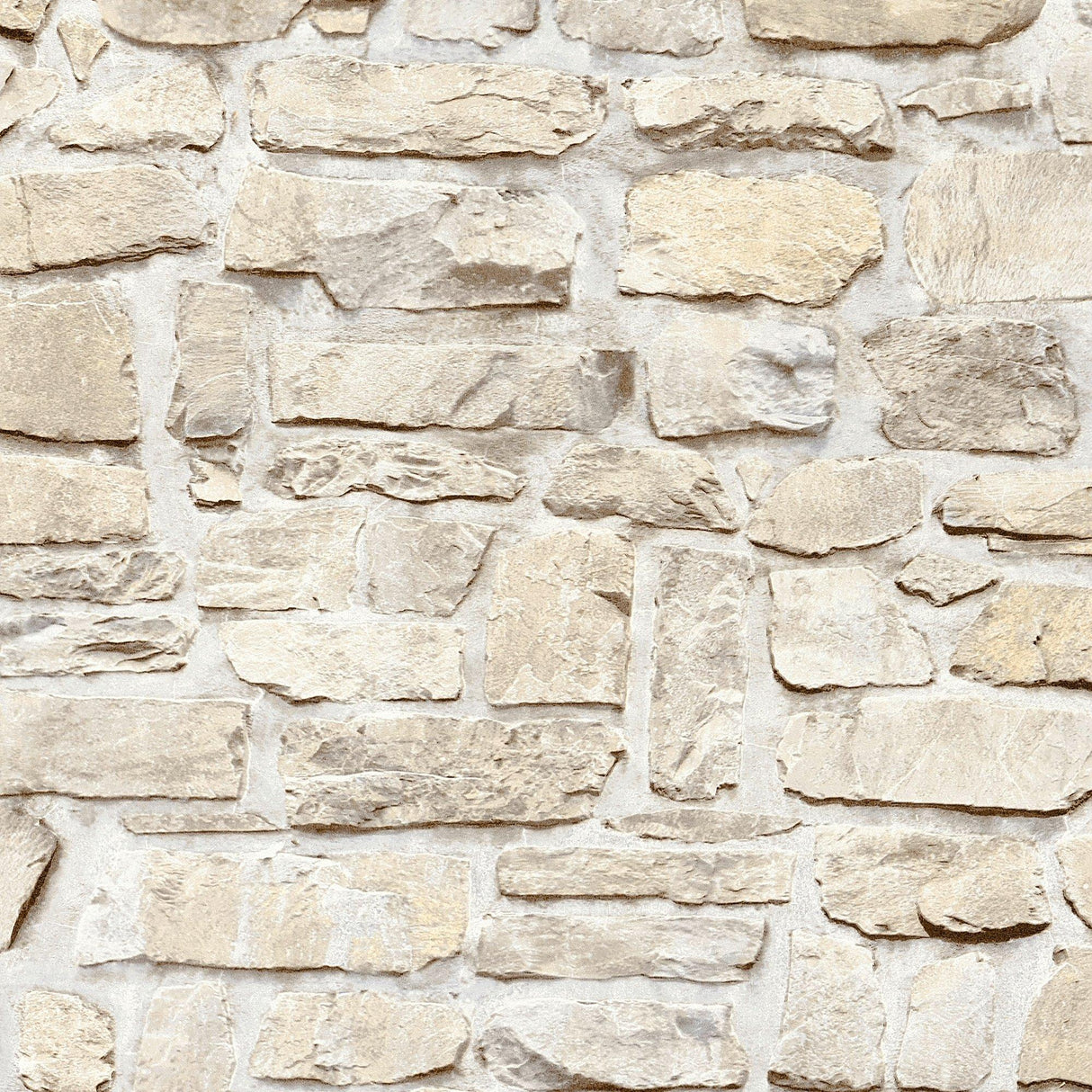 Galerie BB51131 The Bricks And More Stone Symphony Motif Beige Wallpaper BB51131 Beige Wallpaper