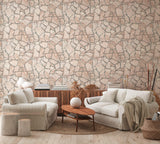 Galerie BB51137 The Bricks And More Claystone Cottage Motif Beige Wallpaper BB51137 Beige Wallpaper
