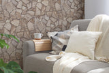 Galerie BB51142 The Bricks And More Claystone Cottage Motif Beige Wallpaper BB51142 Beige Wallpaper