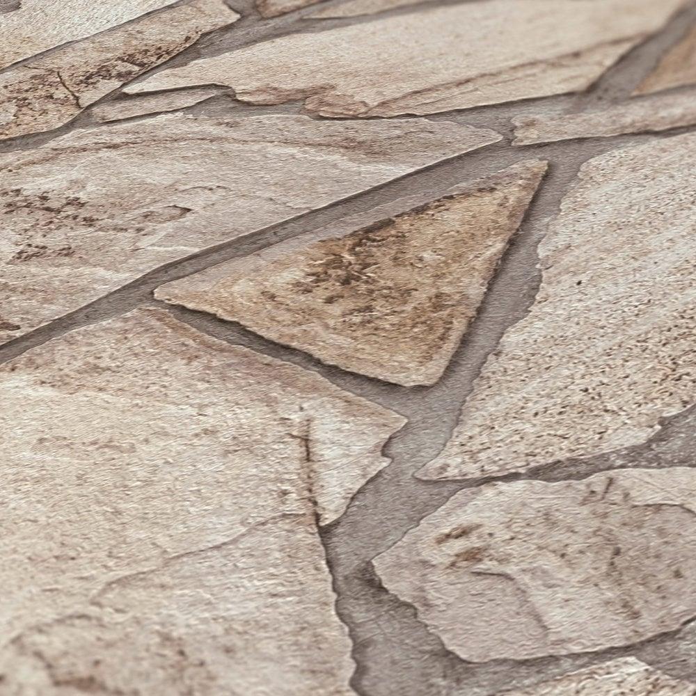 Galerie BB51142 The Bricks And More Claystone Cottage Motif Beige Wallpaper BB51142 Beige Wallpaper