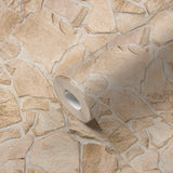 Galerie BB51144 The Bricks And More Claystone Cottage Motif Beige Wallpaper BB51144 Beige Wallpaper