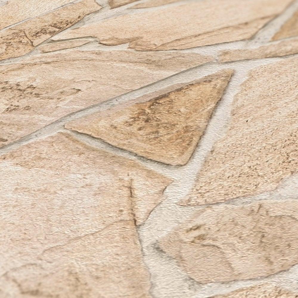 Galerie BB51144 The Bricks And More Claystone Cottage Motif Beige Wallpaper BB51144 Beige Wallpaper