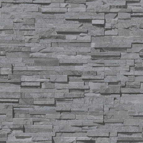 Galerie BB51149 Graceful Granite Motif Silver Grey Wallpaper
