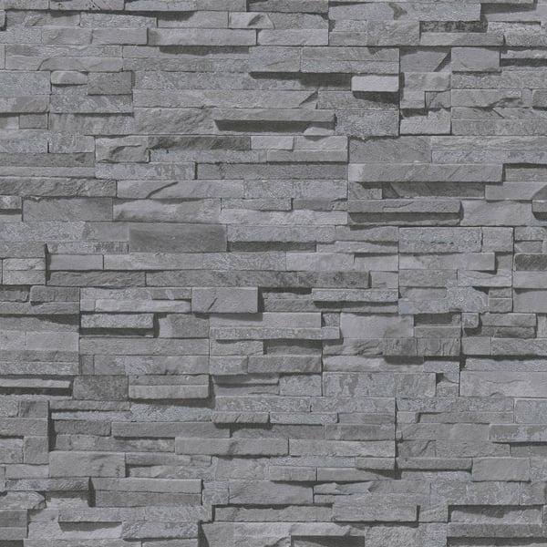 Galerie BB51149 Graceful Granite Motif Silver Grey Wallpaper