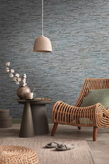 Galerie BB51149 The Bricks And More Graceful Granite Motif Silver Grey Wallpaper BB51149 Silver Grey Wallpaper
